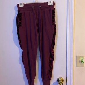 Dark purple joggers